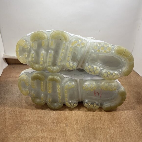 Nike Air VaporMax Plus Shoes Men's Size 9 Athletic Sneakers White Platinum - Picture 8 of 10